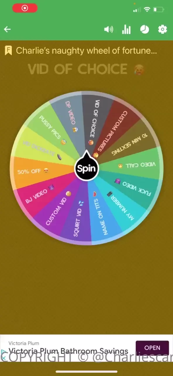 My most amazing spin the wheel yet guaranteed to make you cum 