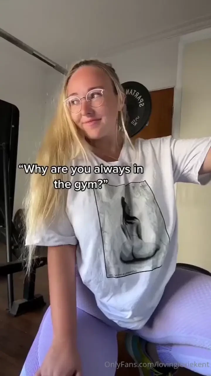 It s not my fault the gym feel so good 