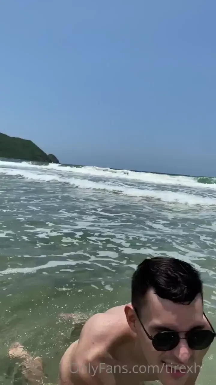 Un amigo en la playa 