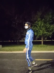 Took a nightime bike ride in my trackies earlier this week stopped to part 2