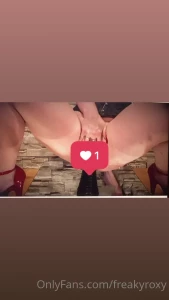 That was the first time i squirted so much that big toy fucking my
