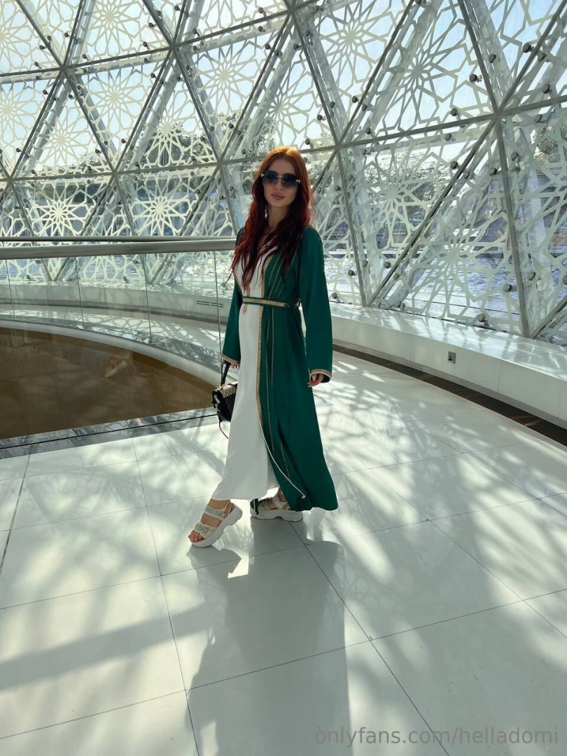 Going for a walk in a stylish outfit is a great way to add beauty to 