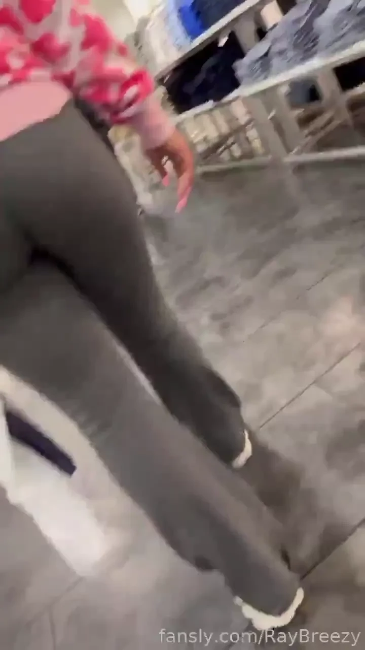 Creep was recording me walk around in the mall hot cock masturbation 