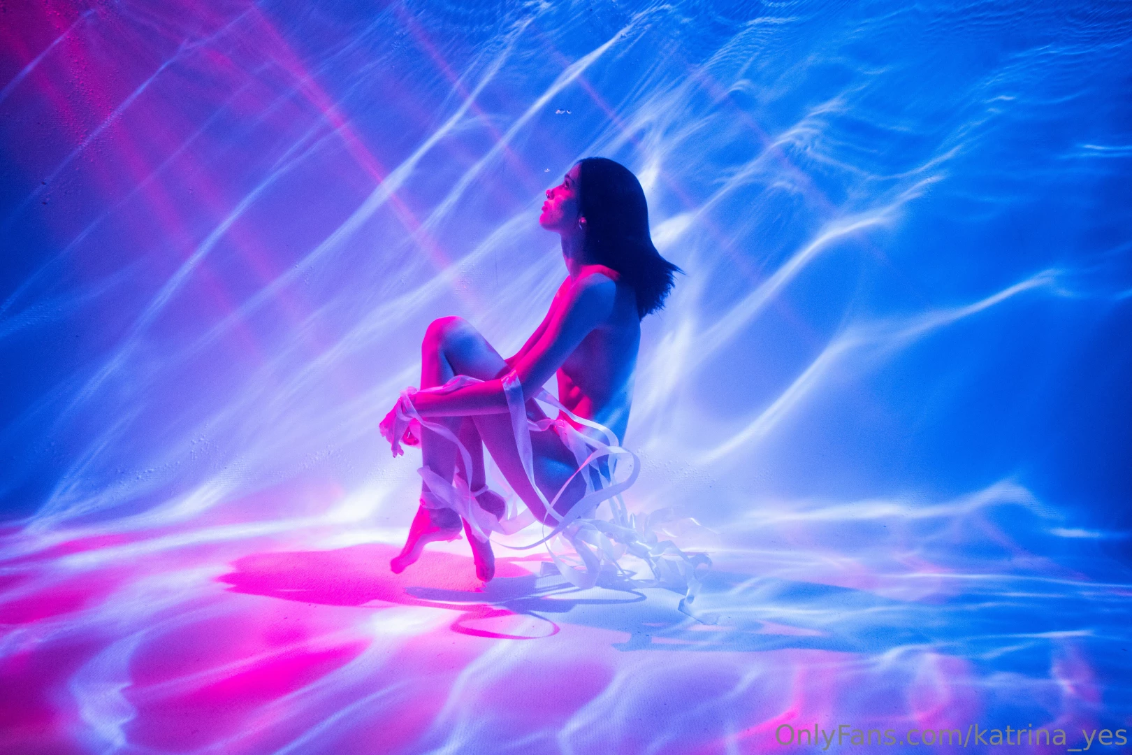 I feel calm when i m in the water and when you re in me 