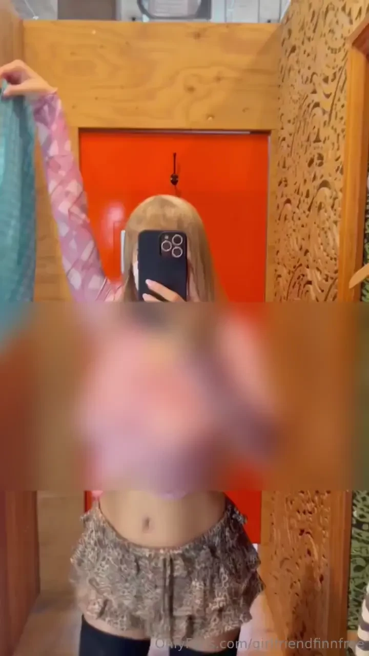 Shopping for some sexy shirts just had to show you how my titties 