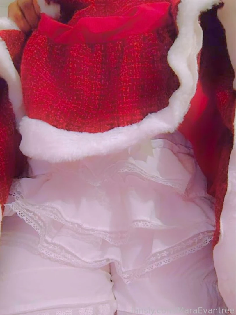 Merry christmas a peek under my christmas skirt it s just bloomers you 