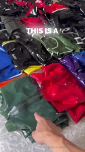 By popular demand here is the video of my current latex collection