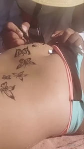 Henna tattooo on my ass