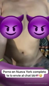 El video completo en tu chat bb