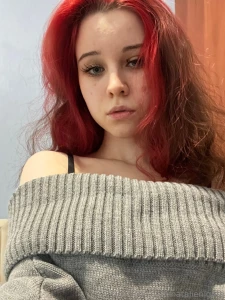 It s a little chilly but the sweater keeps me warm