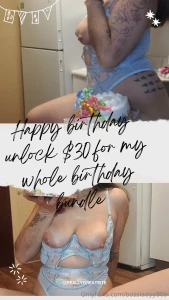 Celebrate my birthday with me by unlocking my birthday bundle with 1