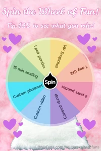 Cum spin the wheel to play with me