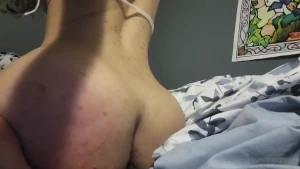 Played w some yarn and gave myself a good spanking last night as part 1