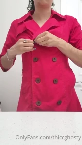 Just a cute red trenchcoat i found part 2