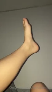 Late night foot video