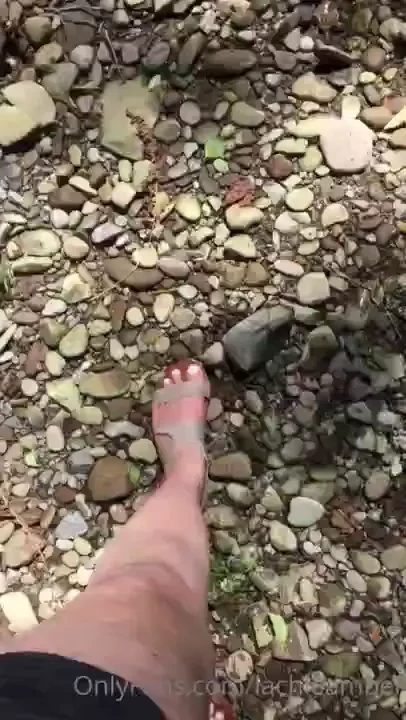 Shortly after this video i slid and fell into the water 