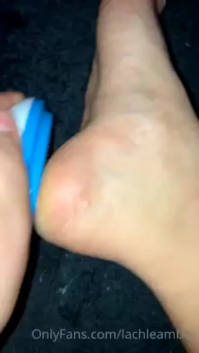 Scrub scrub scrub so much dead skin it filled up a small vile 