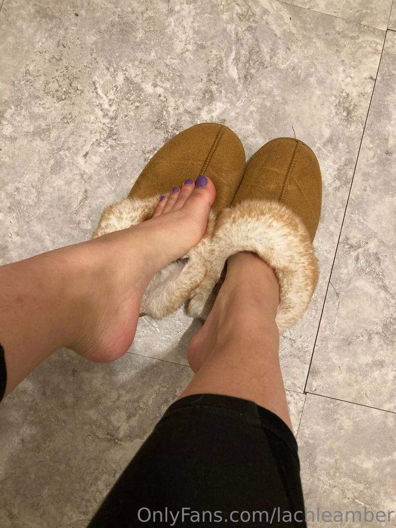 Purple toes are always fun 