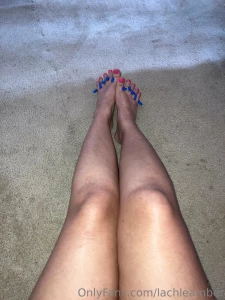 My legs got tan painting my toes a cute pink color would anyone be
