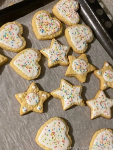 The winter outside looked rather dreary and that was a bit