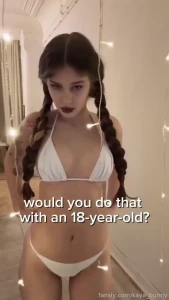 I m waiting for your answers in dm fitgirl skinny tiktok 18 video