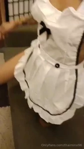 Another angle of the maids uniform