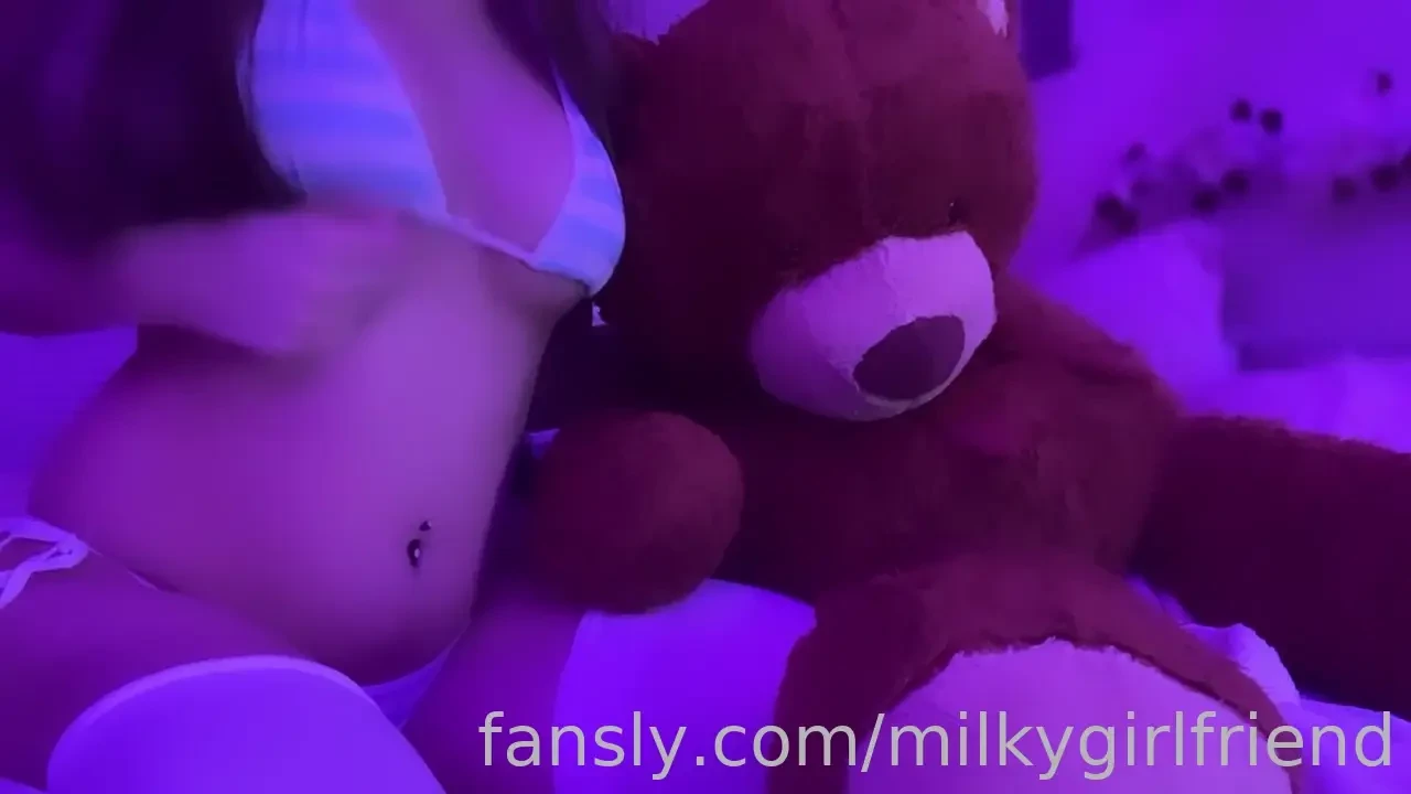 Just a lil girl and her bear gt lt fyp egirl hentai gamergirl teen part 2 