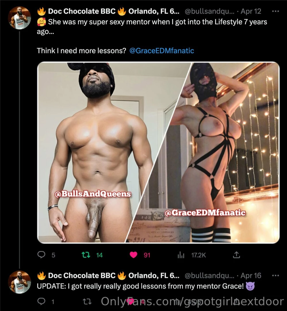 gspotgirlnextdoor - The reunion plan between doc chocolate and i started last month and 