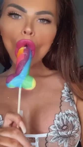 Wish it was your cock i was sucking