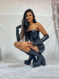 Leather amp lace no just leather and a look that could melt steel