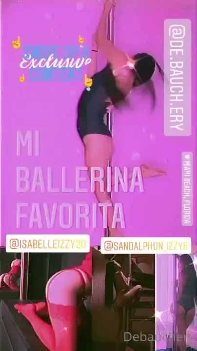 Bailarina exotica https onlyfans com izzysandalphon 