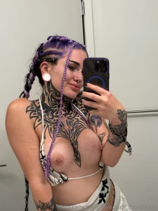 Felt cute in the braids i wish i could wear these more tongue is blue part 4