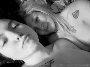 Friend cuddles are the best her man loved watching us too