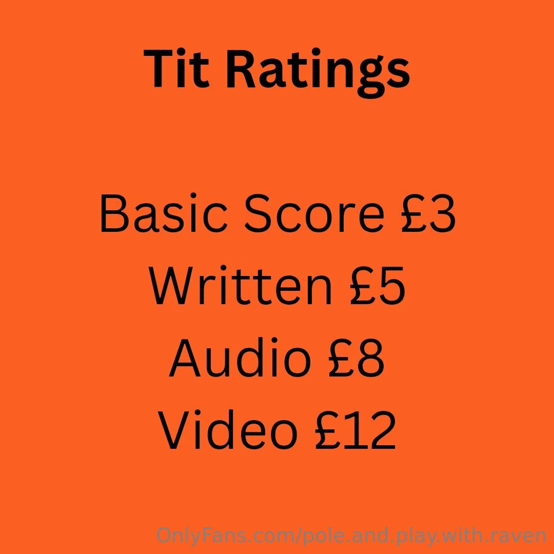 I m case you didn t know already besides dick ratings i also do pussy part 1 