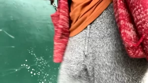 Take a walk with me and admire my huge bulge and tight cheeks