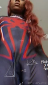 This spidey suit it hides more than just my identity underneath this