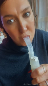 Ammalata ma sempre con qualcosa in bocca