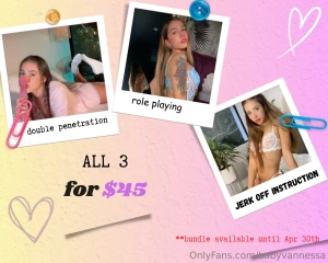 I want it all to be yours you only have till the end of april to get