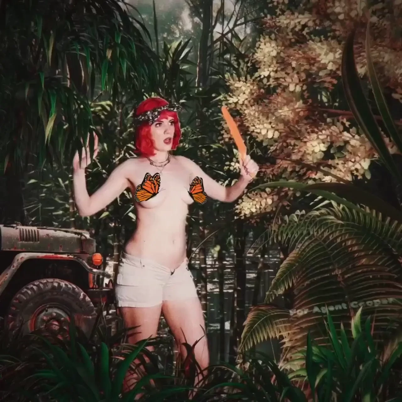 Hacking my way through the jungle to get this truck through inspired 