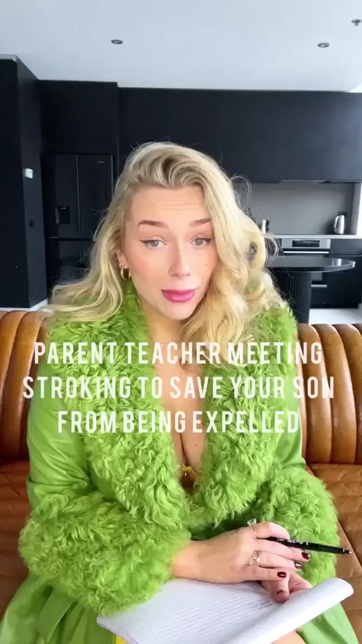 Teacher joi we need to talk it s serious thank you so much for coming 