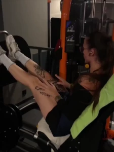 You want an arse like that repeat after me 1 the leg press in the