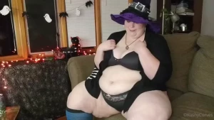 Happy halloween this fat witch is gonna make candy magically disappear