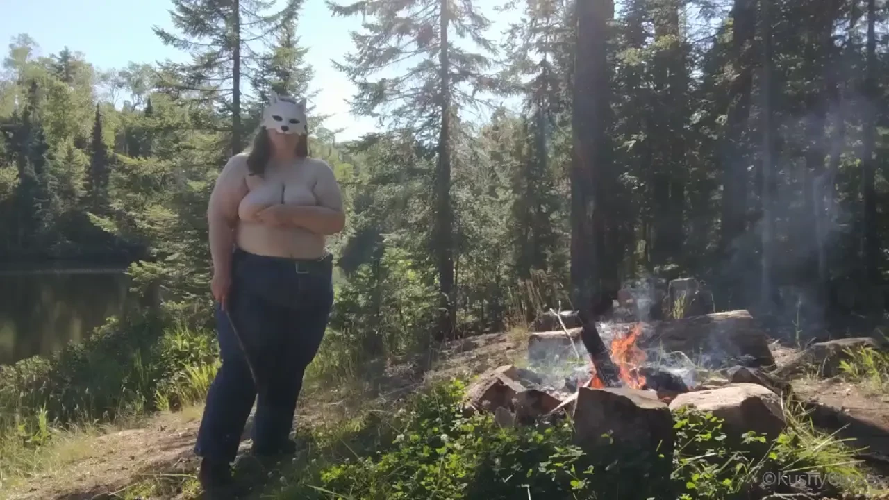 Playing with fire campfires are fun especially shirtless d this is the 