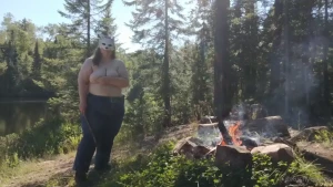 Playing with fire campfires are fun especially shirtless d this is the