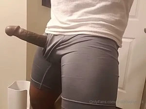 thickblackoilycock - Late night wake up hard on no cum part 1 