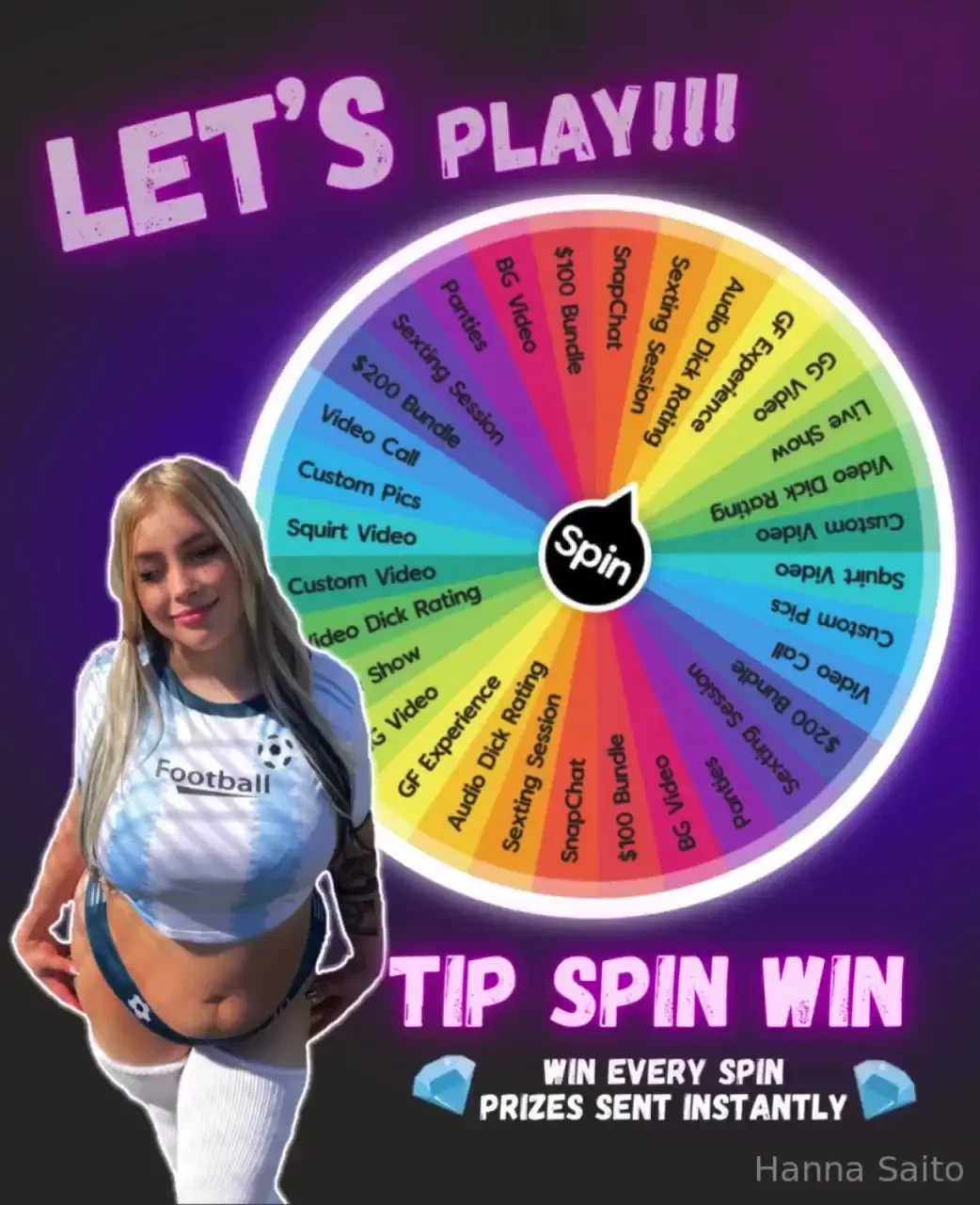 Spinn the wheel everybody s step up step up its hanna s amazing spin 