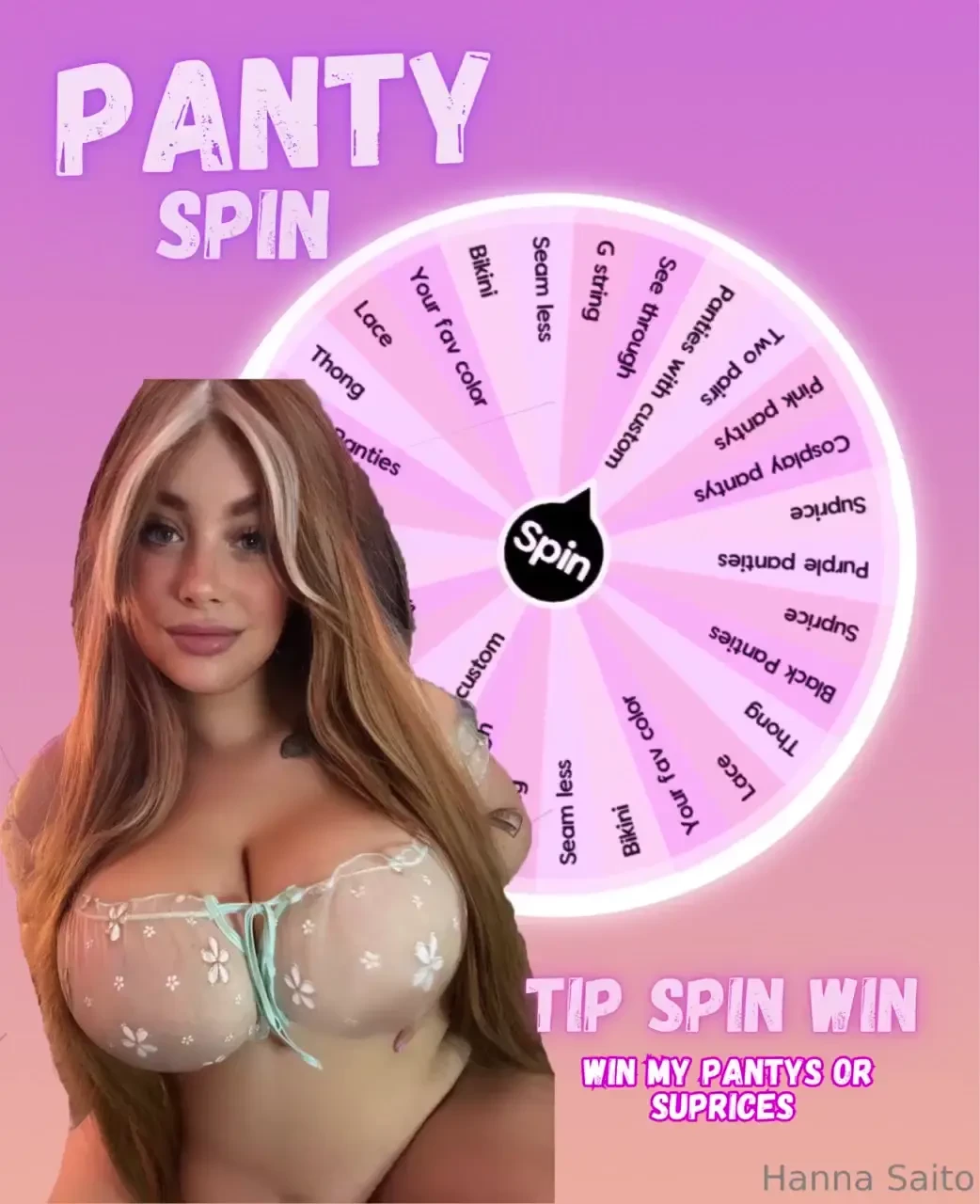 Spinn and win mommys panties how does it work tip and get spins after 