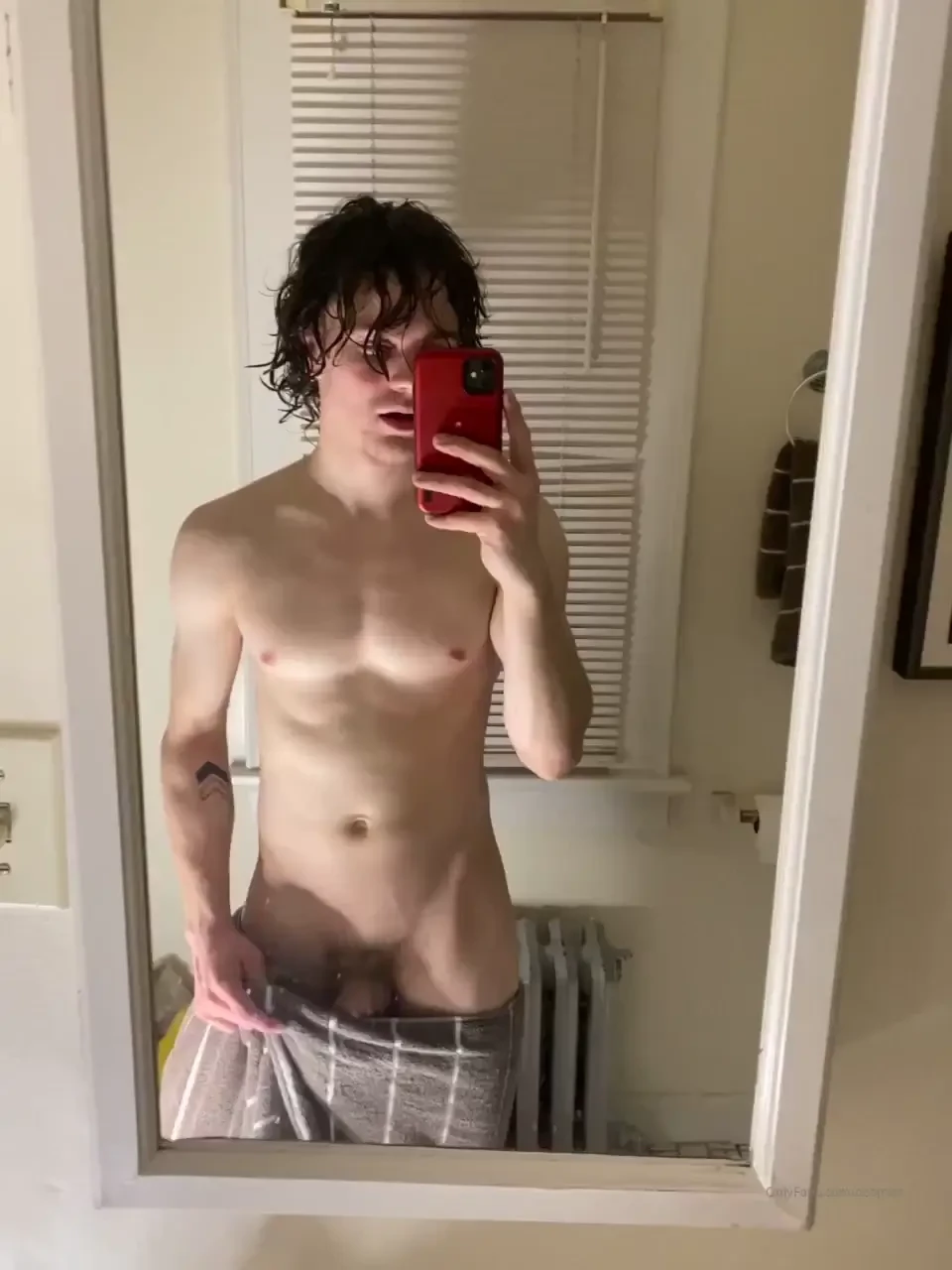 I m sorry i showered without you please don t be mad at me 