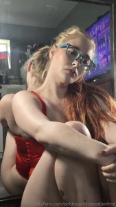 Full lady in red set of photos that are sfw other half will be ready part 13