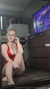 Full lady in red set of photos that are sfw other half will be ready part 21